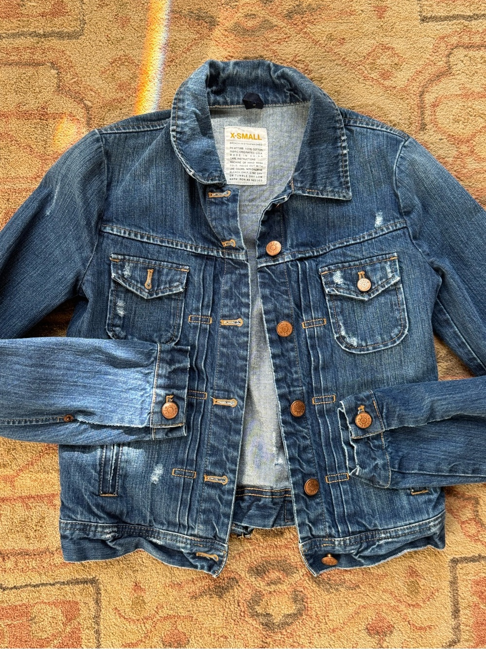 J. Crew Classic Blue Denim Jacket - X-Small